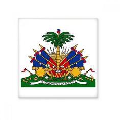 Imagem de Decalque brilhante de ejo de cerâmica com emblema nacional da América do Norte do Haiti