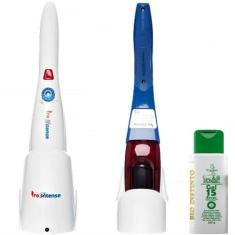 Imagem de Massageador Elétrico Vibratório com Infravermelho Sem Fio + Gel 15 Erv