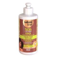 Imagem de Creme De Pentear Sos Cachos Coco Salon Line 300ml