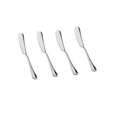 Imagem de Espátula Patê Manteiga De Inox Premium Com 4 Unidades 15,2Cm