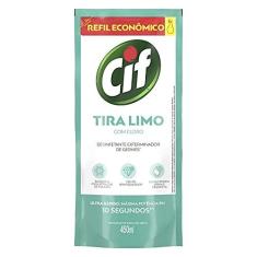 Imagem de Desinfetante Para Uso Geral Tira-Limo com Cloro Sachê 450Ml Refil Econômico, Cif