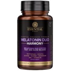 Imagem de Melatonin Duo Harmony Melatonina + Triptofano Essential Nutrition 120 Cápsulas 
