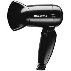 Imagem de Secador De Cabelo Mega Star Sc302 Mini 1000W Bivolt 50-60Hz