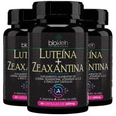 Imagem de Kit 3X Luteína + Zeaxantina + Vitaminas 60 Cápsulas - Bioklein