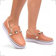 Imagem de Tenis Feminino Casual Calce Facil Slip On Macio Confortavel - Patrizza