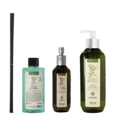 Imagem de Kit Casa Avatim Cascas E Folhas Essência + Sabonete Liquido