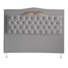 Imagem de Cabeceira De Cama Box Helena Queen 160 Cm Capitonê Retro Botão Encapad