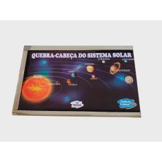 Imagem de Brinquedo Educativo Quebra Cabeça Sistema Solar 12 Peças