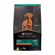 Imagem de Ração Pro Plan Para Cães Filhotes De Raças Grandes Sabor Frango 15Kg -