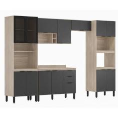 Imagem de Cozinha Completa Modular Firenze 6 Peças Composição 1 Avena Touch Graf