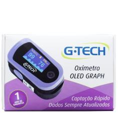 Imagem de Oximetro De Pulso Portatil De Dedo Com Curva E Acessórios - Gtech