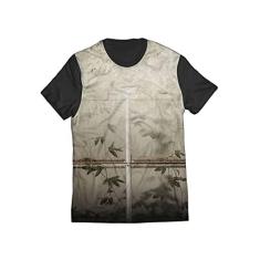 Imagem de Camiseta Bambu Folhas Que Brotam Di Nuevo Masculina