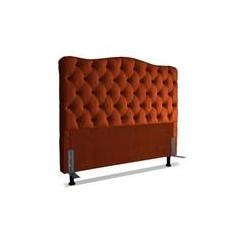 Imagem de Cabeceira Casal 138 - Bello Box - Dunas Veludo Terracota