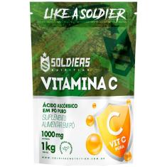 Imagem de Vitamina C Em Pó - Ácido Ascóbico 1Kg - 100% Puro Importado - Soldiers Nutrition