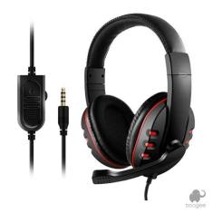 Imagem de Fone de Ouvido Gamer Headset KA903 Com Fio e Microfone Vermelho