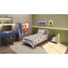 Imagem de Jogo De Cama 100% Algodão Solteiro Estampado Avengers 3 Peças- Lepper