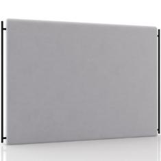 Imagem de Cabeceira Cama Box Queen 160cm Estofada Goya P05 Veludo Cinza - Lyam D