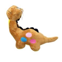 Imagem de Dinossauro Pelúcia Marrom 26 Cm Comprimento