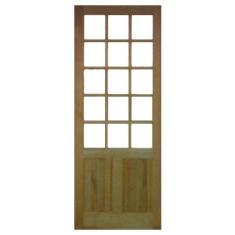 Imagem de Porta De Madeira Maci a 2 Almofadas Para 15 Vidros Casmavi De