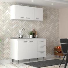 Imagem de Cozinha Modulada 2 Peças Ipanema Evidência Móveis