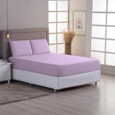 Imagem de Jogo Lençol Solteiro 100% Algodão Malha Penteada - Malucasim Enxovais