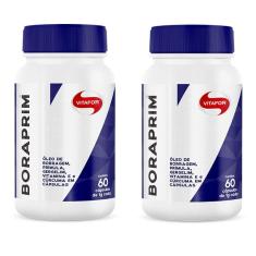 Imagem de Kit 2 X  Boraprim (Óleo De Borragem) 60 Caps  Vitafor