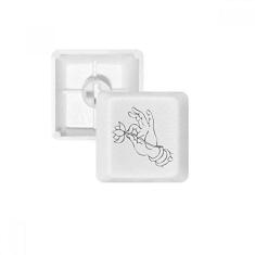 Imagem de Kit de atualização para jogos PBT Teclado mecânico com padrão de linha de lótus Culture Hand