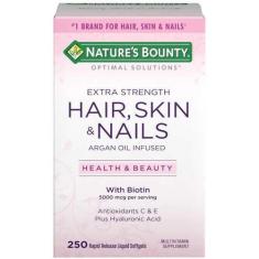 Imagem de Hair Skin & Nails (250 Caps Softgels) Natures Bounty