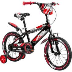 Imagem de Bicicleta Pro Aventura  Aro 16 Bike Passeio Infantil Com Rodinhas De T