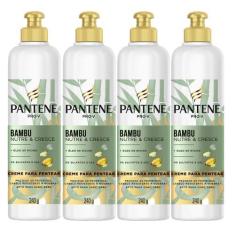 Imagem de Kit 4 Cremes Para Pentear Pantene Bambu 240G