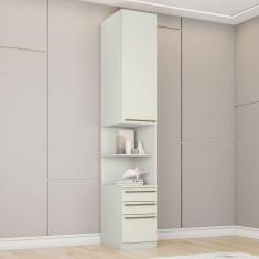 Imagem de Guarda-Roupa Solteiro Modulado Predileto 1 Porta 3 Gavetas