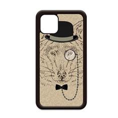 Imagem de Estilo britânico delicado chapéu de lobo laço vidro para iPhone 11 Pro Max capa para celular Apple
