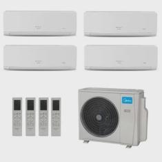Imagem de Ar Condicionado Multisplit Hw Inverter 36.000 Btu (3x Evap 9.000 + 1x Evap 18.000) Quente Frio 220v