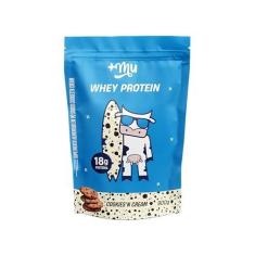 Imagem de +Mu Whey Concentrado Sabor Cookies and Cream 18g Proteina - Refil 900g