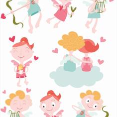 Imagem de Papel De Parede Adesivo Lavável Cupido 9M