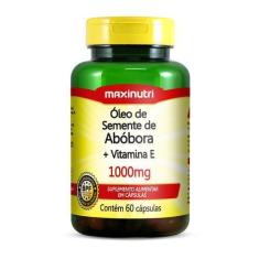 Imagem de Óleo Semente De Abóbora + Vitamina E 60 Cápsulas Maxinutri