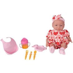 Imagem de Boneca Roma Babies Primeiras Comidinhas - Com Acessórios Roma Brinqued