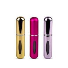 Imagem de Kit 3 Porta Perfumes Mini Frasco Spray Recarregavel Bolso