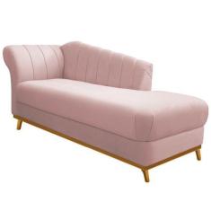 Imagem de Diva Recamier Vanessa 160cm Lado Direito Suede - Adj Decor