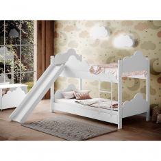 Imagem de Beliche Infantil Com 2 Luminárias, Escorregador E Colchão