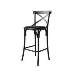 Imagem de banqueta katrina revestimento sintético preta