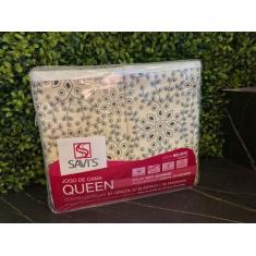 Imagem de Jogo De Lençol Malha Queen 100% Algodão - Savi's Enxovais