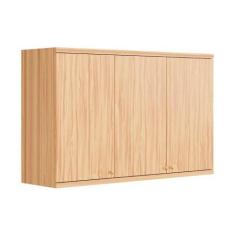 Imagem de Armário Aéreo P/ Cozinha Sauvignon C/ 3 Portas 120cm Amendoa - Ronipa