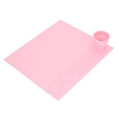 Imagem de Tapete de Pintura Infantil Grande, Grosso e Durável, Tapete Artesanal de Silicone Com Copo para Desenvolvimento de Talentos Artísticos, Estimula a Imaginação, Tapete de Arte