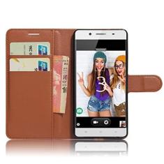 Imagem de Cubot X17S, capa carteira flip de couro PU premium com compartimento para cartão, suporte e fecho magnético [capa interior à prova de choque TPU] Compatível com Cubot X17S