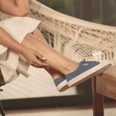 Imagem de Tênis Casual Feminino Zoccolette Azul Estonado, Azul, Feminino