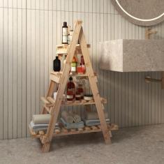 Imagem de Balcão Para Banheiro De Chão Para Sabonetes Prateleiras 4 - Technox