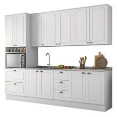 Imagem de Cozinha Completa Americana 5 Peças Branco com Torre Quente - Móveis He