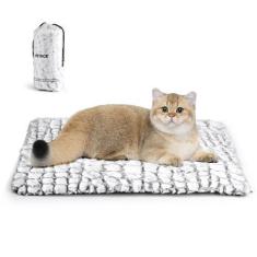 Imagem de Cama de gato com aquecimento automático Petace 24x18, ultramacia para 