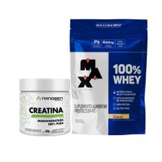 Imagem de Kit Performance - 100% Whey Max 900g + Creatina Pura 300g-Unissex